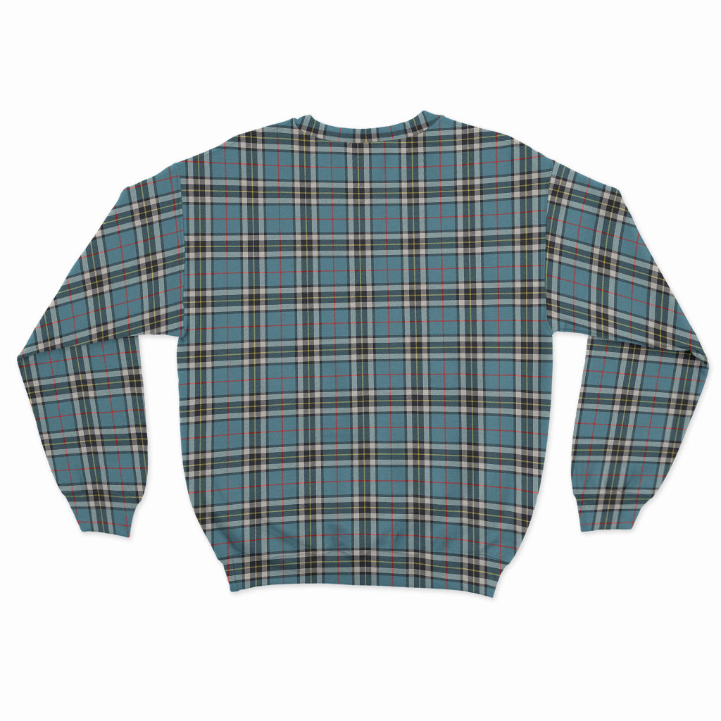 Thompson (Thomson) Tartan Sweatshirt with Family Crest - Tartan Vibes Clothing