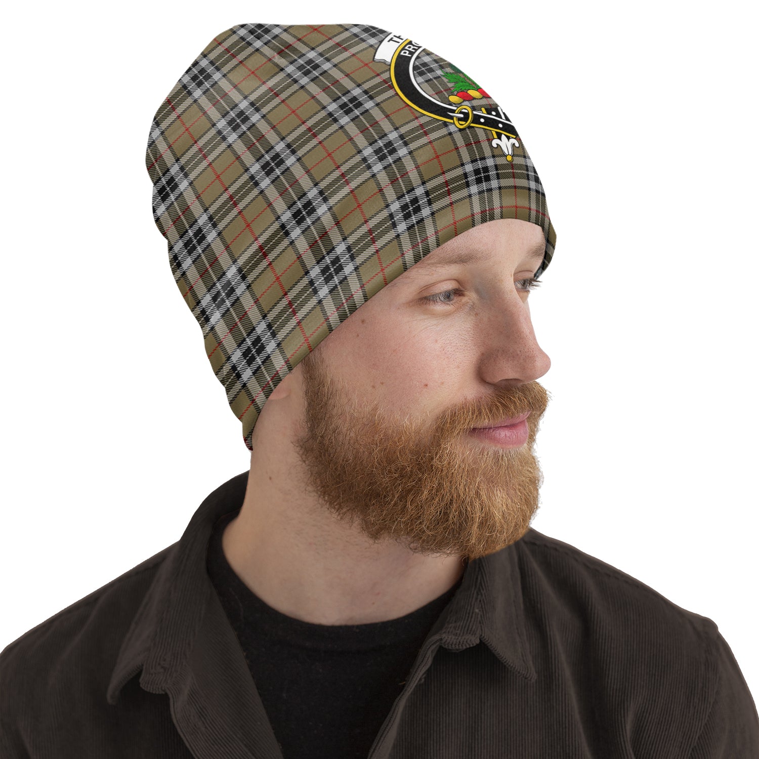 thomson-camel-tartan-beanies-hat-with-family-crest