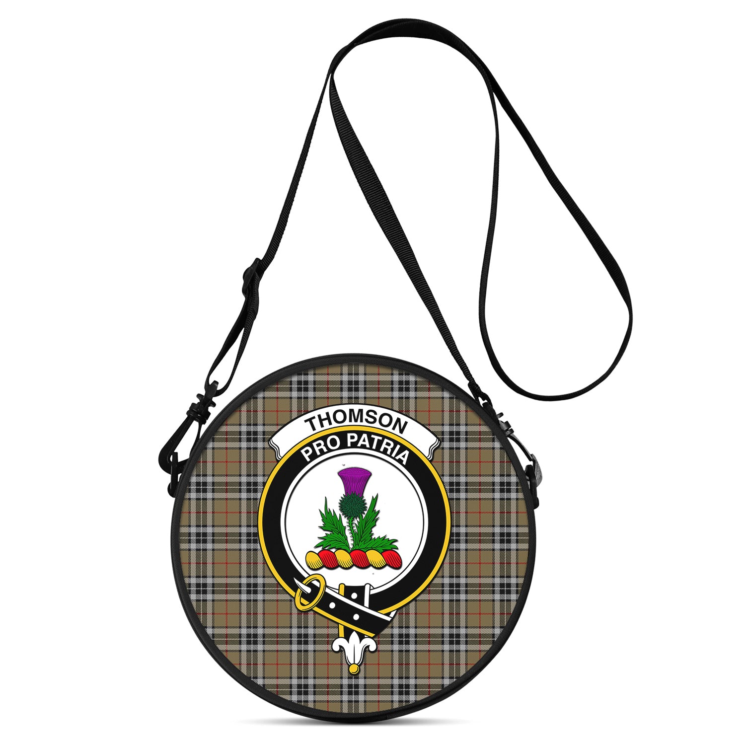 thomson-camel-tartan-round-satchel-bags-with-family-crest