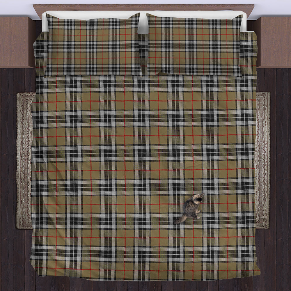 Thomson Camel Tartan Bedding Set US Bedding Set - Tartan Vibes Clothing