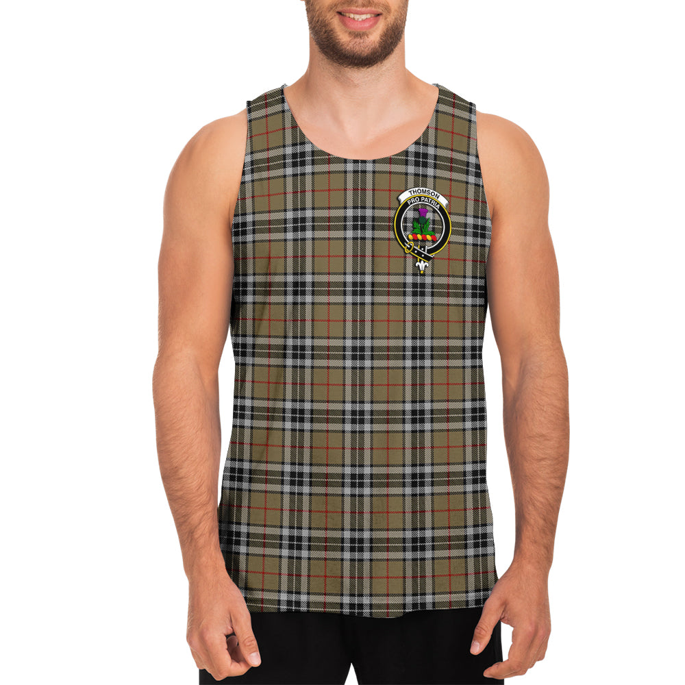 thomson-camel-tartan-mens-tank-top-with-family-crest