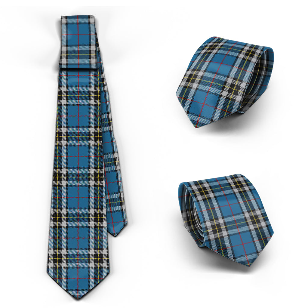 Thomson Dress Blue Tartan Classic Necktie Necktie One Size - Tartan Vibes Clothing