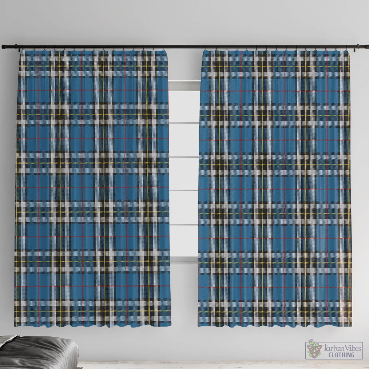 Thomson Dress Blue Tartan Window Curtain