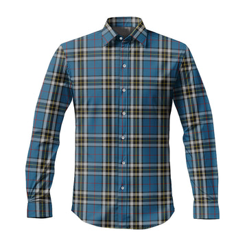 Thomson Dress Blue Tartan Long Sleeve Button Up Shirt