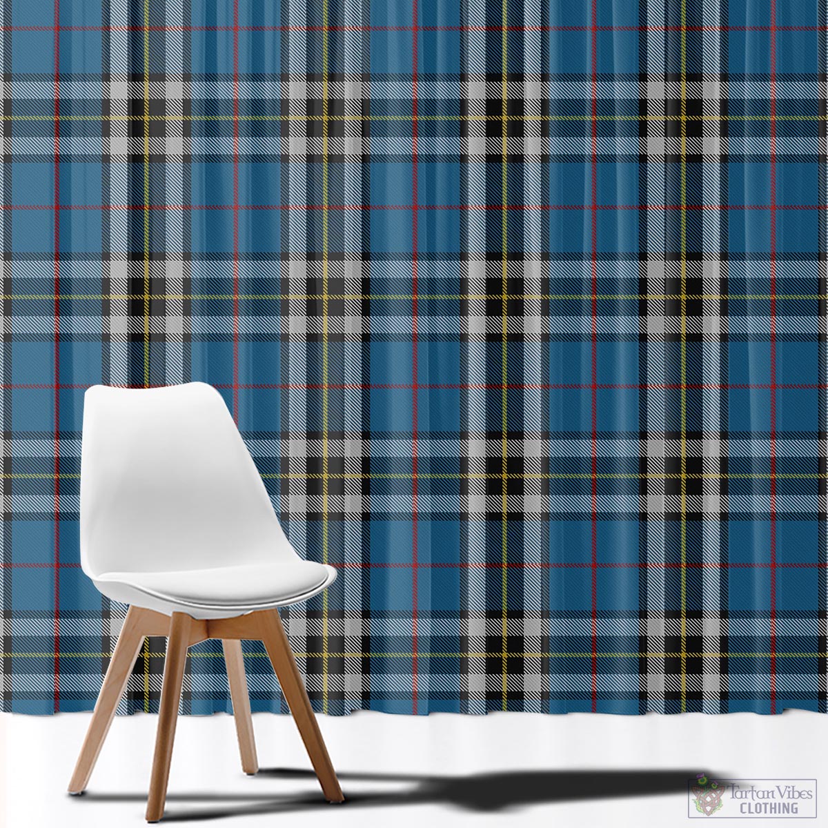 Thomson Dress Blue Tartan Window Curtain