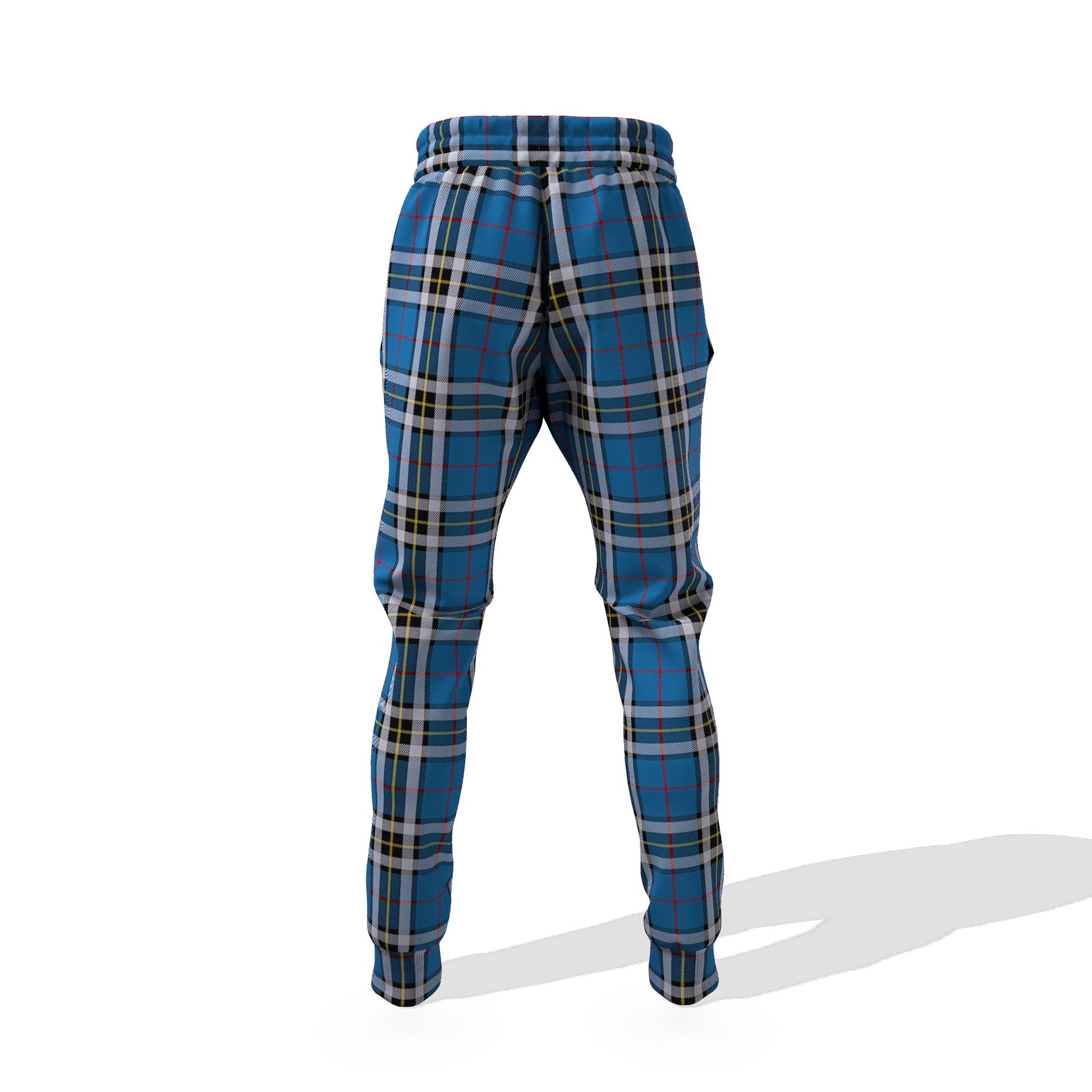 Thomson Dress Blue Tartan Joggers Pants 6XL - Tartan Vibes Clothing