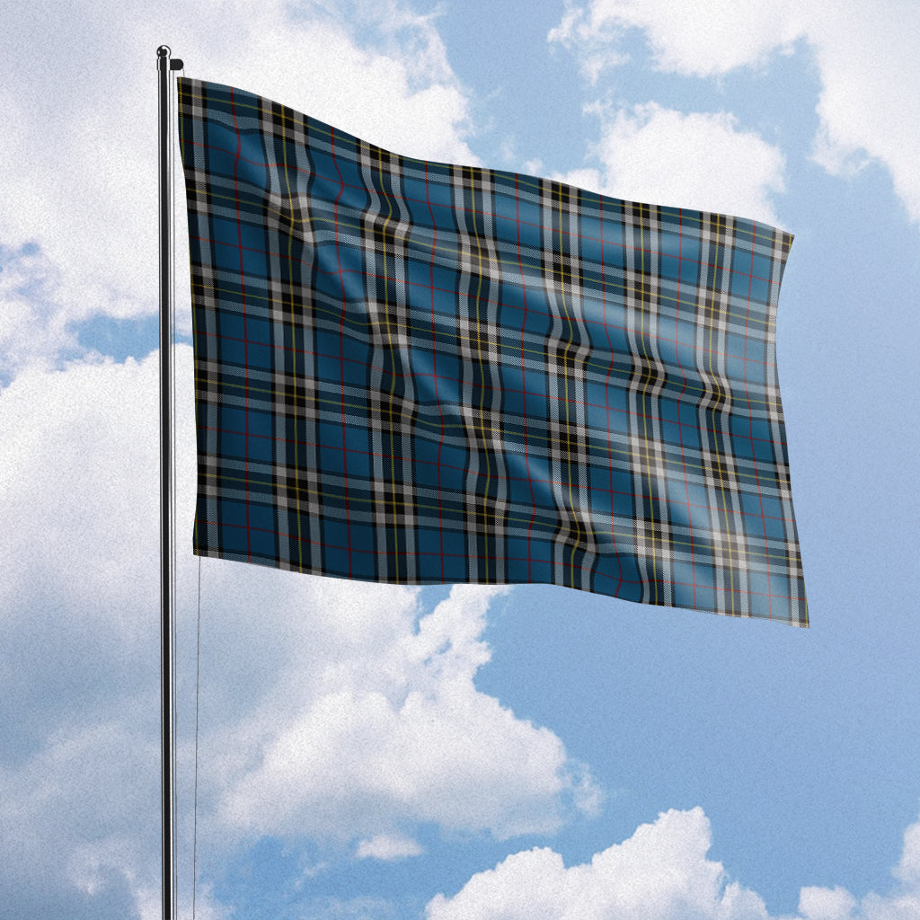 Thomson Dress Blue Tartan Flag House Flag (Horizontal) - Tartan Vibes Clothing