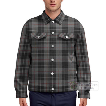 Thomson Grey Tartan Unisex Lapel Cotton Jacket