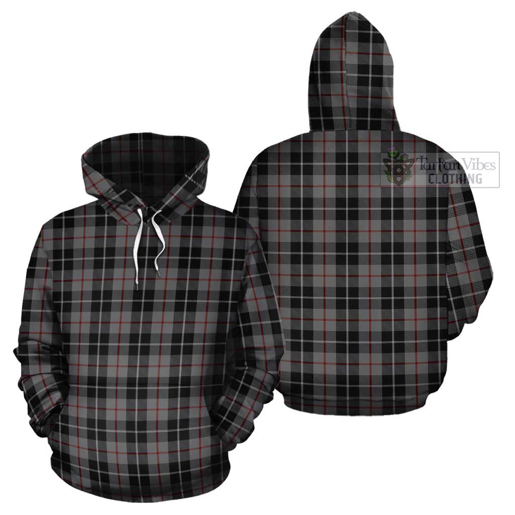 Thomson Grey Tartan Cotton Hoodie Pullover Hoodie - Tartan Vibes Clothing