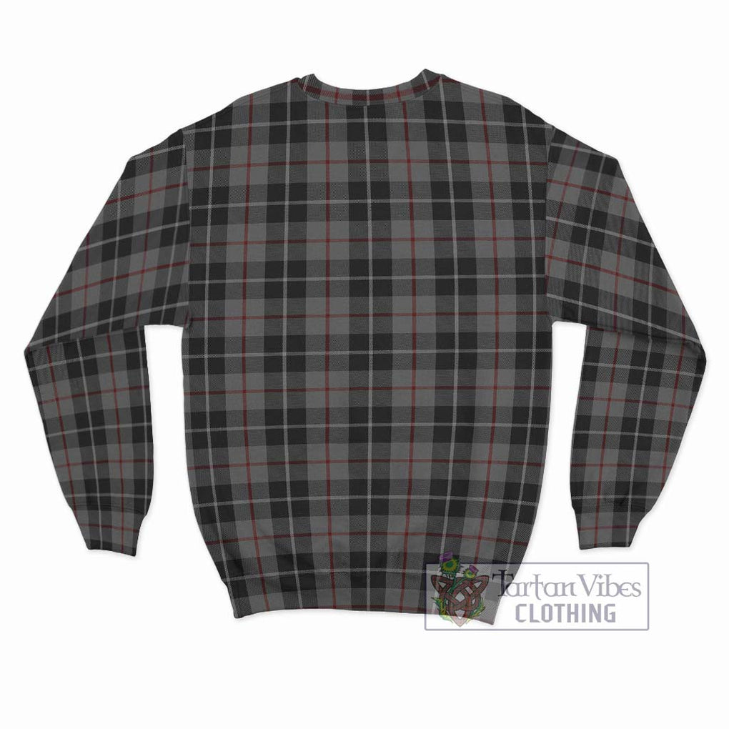 Thomson Grey Tartan Sweatshirt with Family Crest DNA In Me Style - Tartanvibesclothing Shop