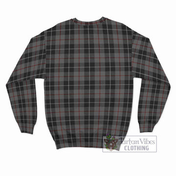 Thomson Grey Tartan Sweatshirt with Family Crest DNA In Me Style