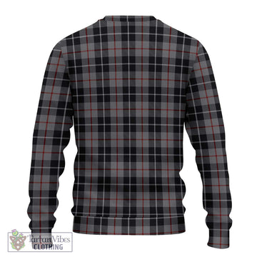 Thomson Grey Tartan Ugly Sweater with Family Crest DNA In Me Style