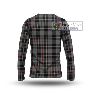 Thomson Grey Tartan Long Sleeve T-Shirt with Family Crest DNA In Me Style