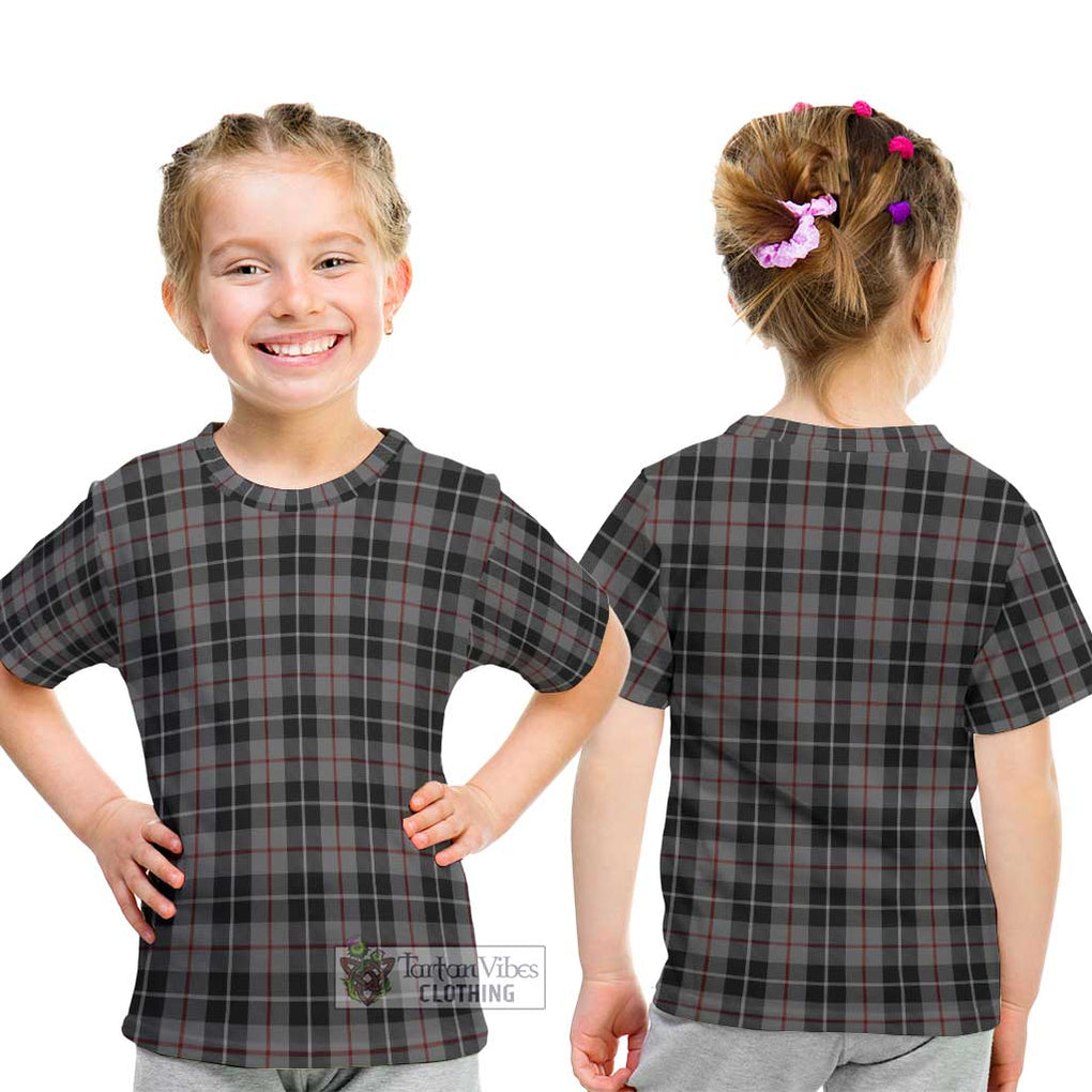 Thomson Grey Tartan Kid T-Shirt - Tartanvibesclothing Shop