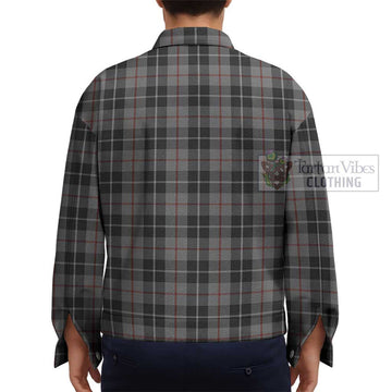 Thomson Grey Tartan Unisex Lapel Cotton Jacket