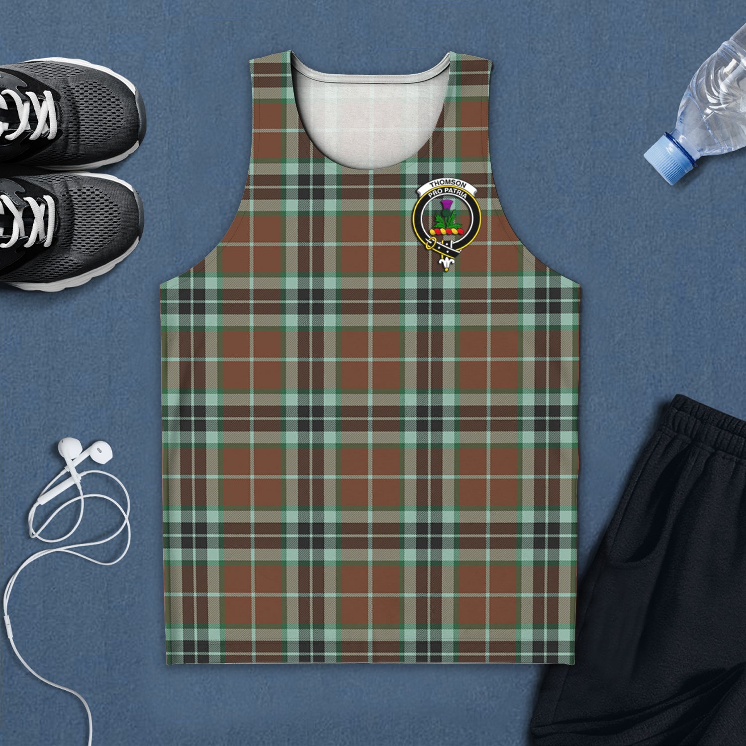 thomson-hunting-modern-tartan-mens-tank-top-with-family-crest