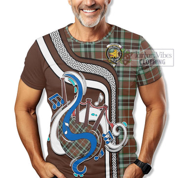 Thomson Hunting Modern Tartan T-Shirt with Epic Bagpipe Style