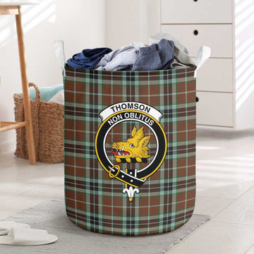 Thomson Hunting Modern Tartan Laundry Basket with Family Crest