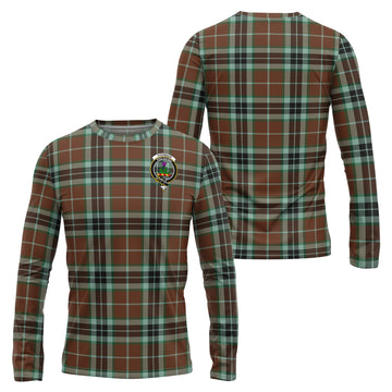 Thomson Hunting Modern Tartan Long Sleeve T-Shirt with Family Crest