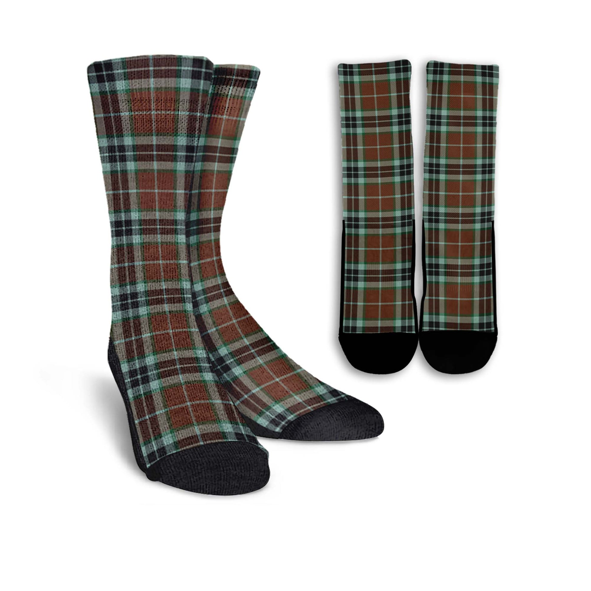 Thomson Hunting Modern Tartan Crew Socks - Tartanvibesclothing