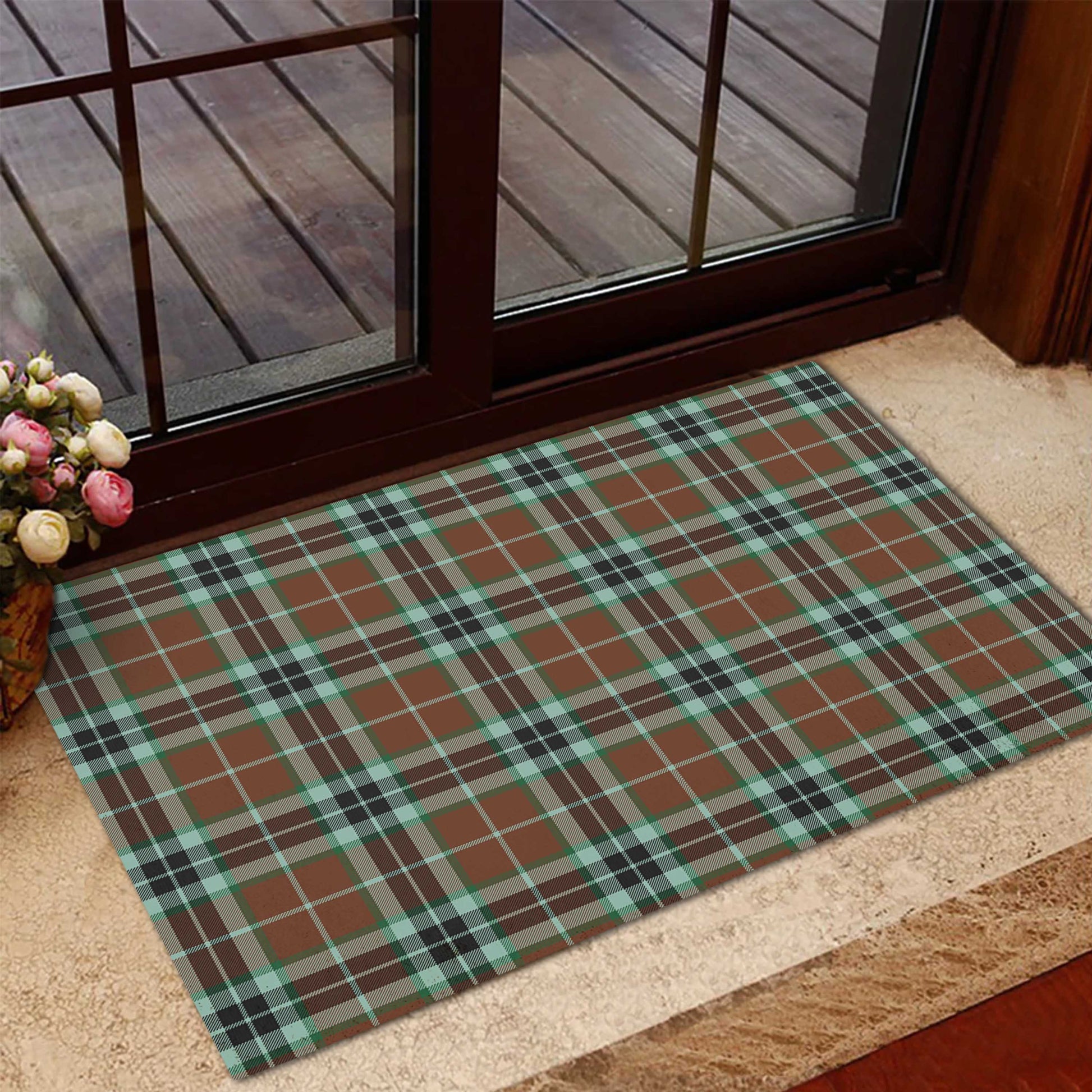 Thomson Hunting Modern Tartan Door Mat - Tartanvibesclothing Shop