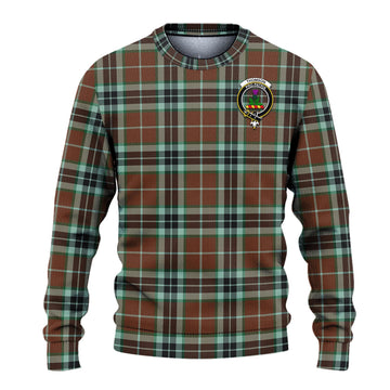 Thomson Hunting Modern Tartan Ugly Sweater with Family Crest