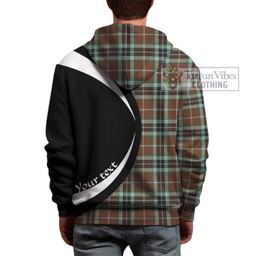 Thomson Hunting Modern Tartan Hoodie with Family Crest Circle Style