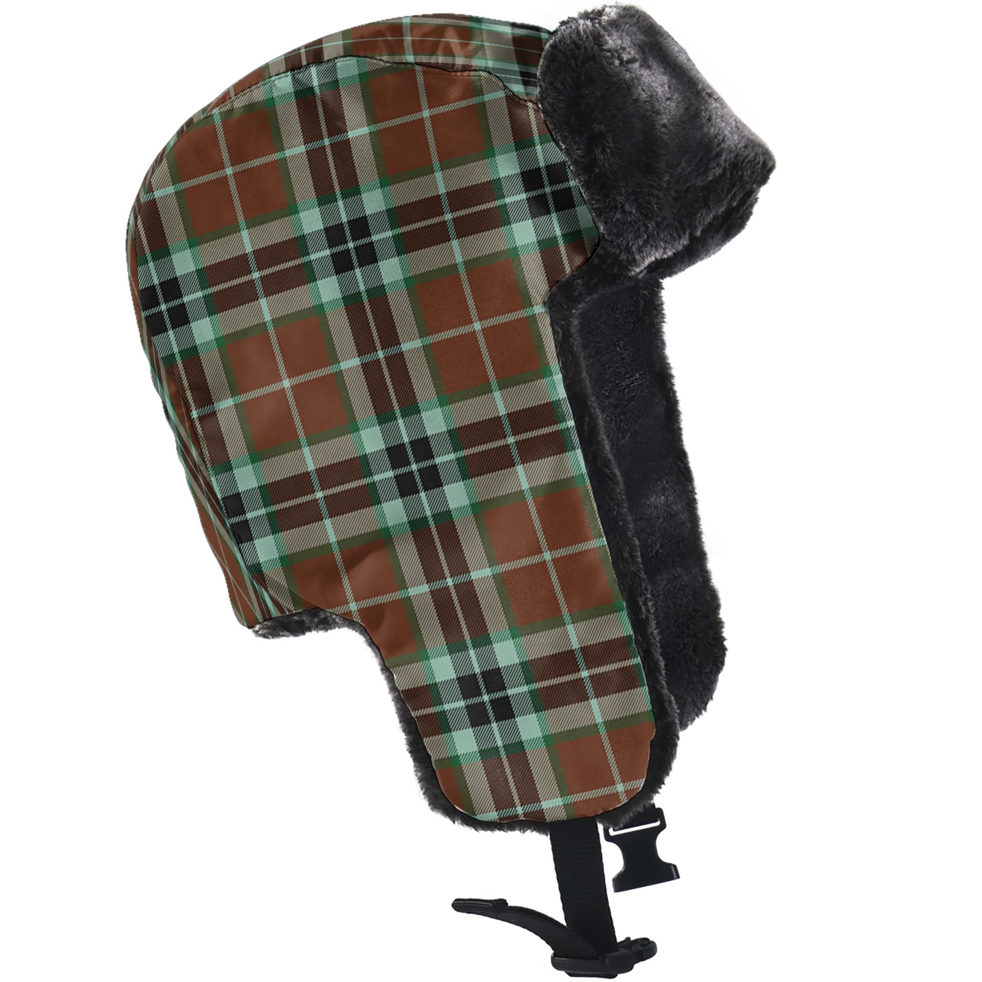 Thomson Hunting Modern Tartan Winter Trapper Hat - Tartanvibesclothing