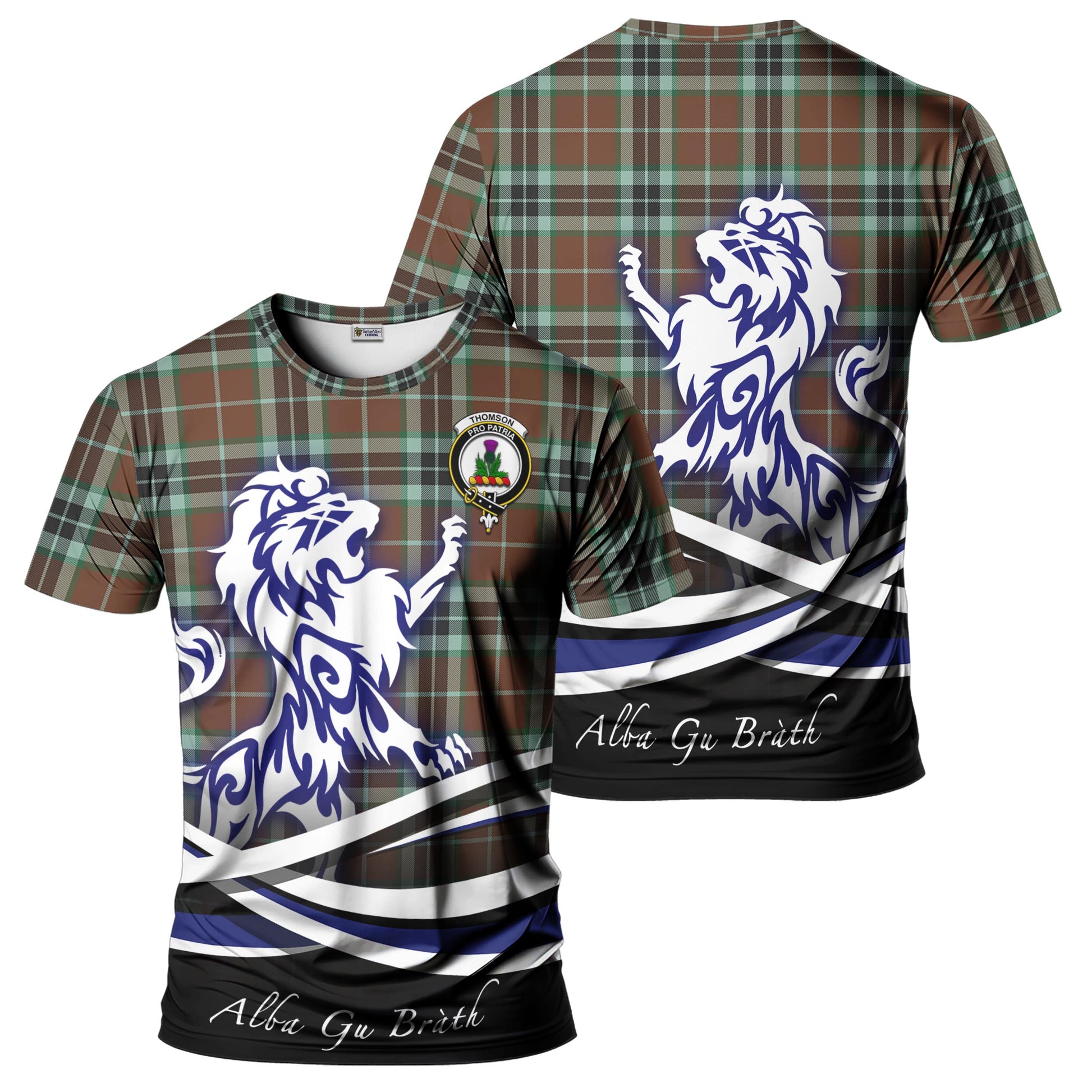 thomson-hunting-modern-tartan-t-shirt-with-alba-gu-brath-regal-lion-emblem