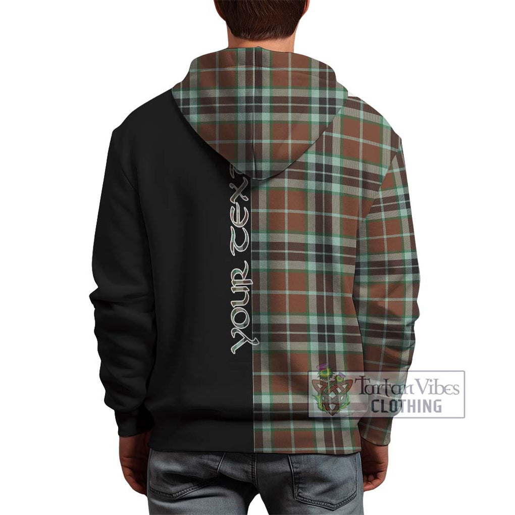 Thomson Hunting Modern Tartan Hoodie with Family Crest and Half Of Me Style - Tartanvibesclothing Shop