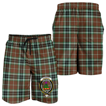 Thomson Hunting Modern Tartan Mens Shorts with Family Crest