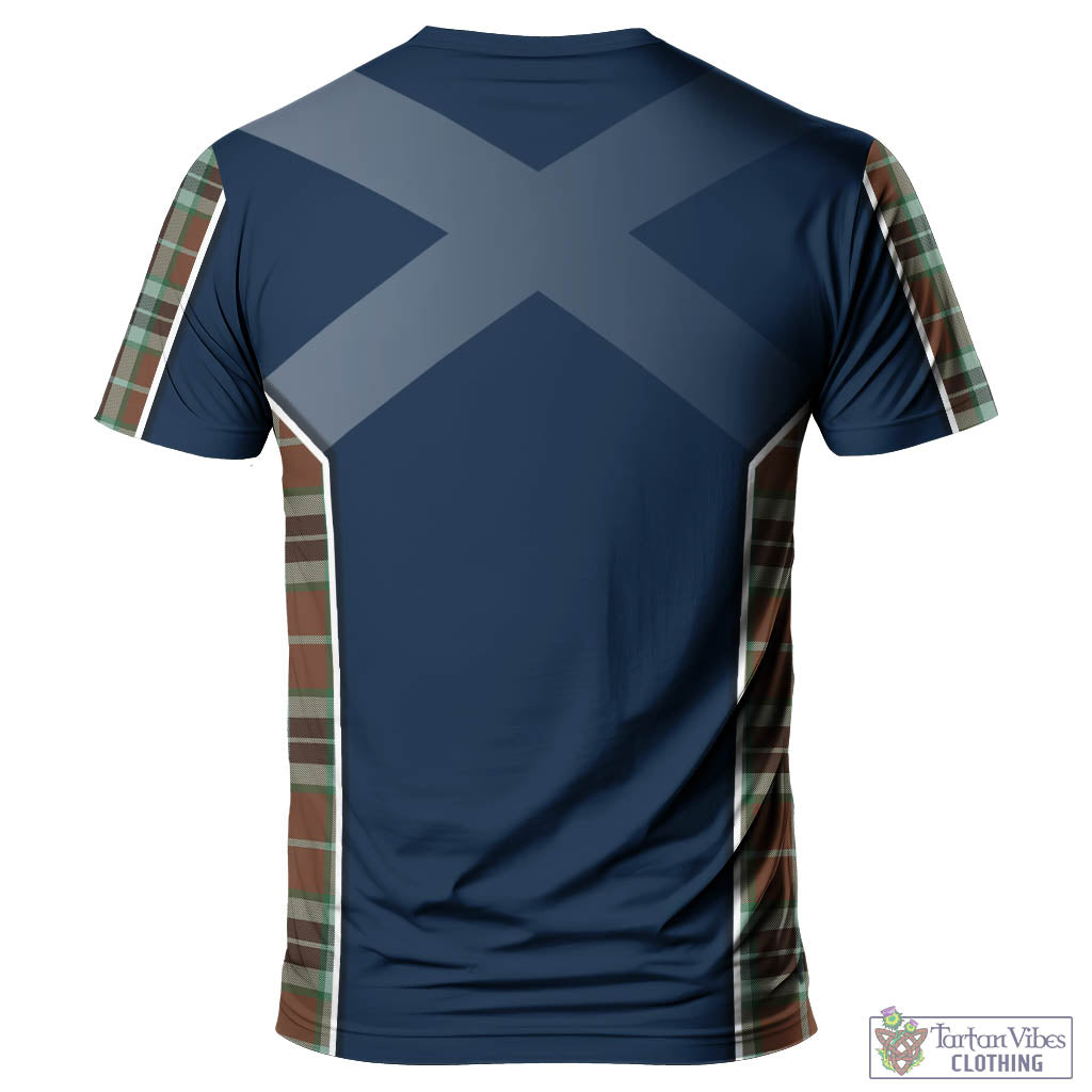 Tartan Vibes Clothing Thomson Hunting Modern Tartan T-Shirt with Family Crest and Lion Rampant Vibes Sport Style