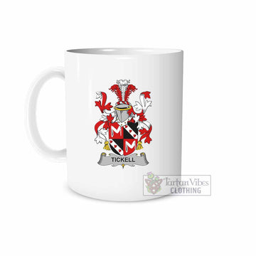 Tickell Irish Clan Coat of Arms Ceramic Mug