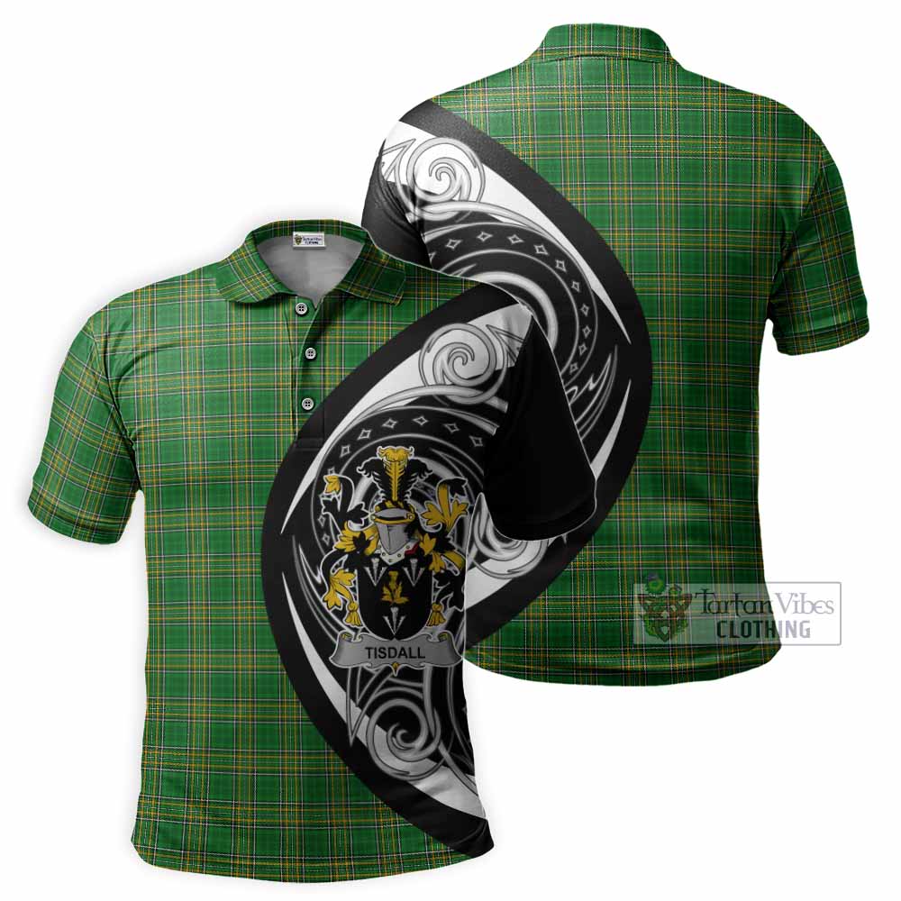 Tisdall Irish Clan Polo Shirt Celtic Circle Style - Tartan Vibes Clothing