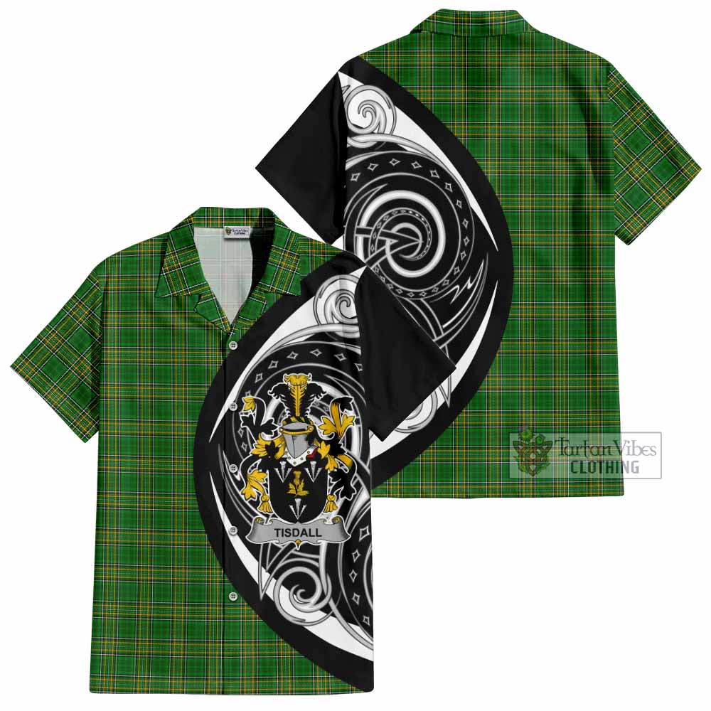 Tisdall Irish Clan Hawaiian Shirt Celtic Circle Style - Tartan Vibes Clothing