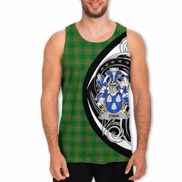 Tobin Irish Clan Men's Tank Top Celtic Circle Style Men - Tartan Vibes Clothing