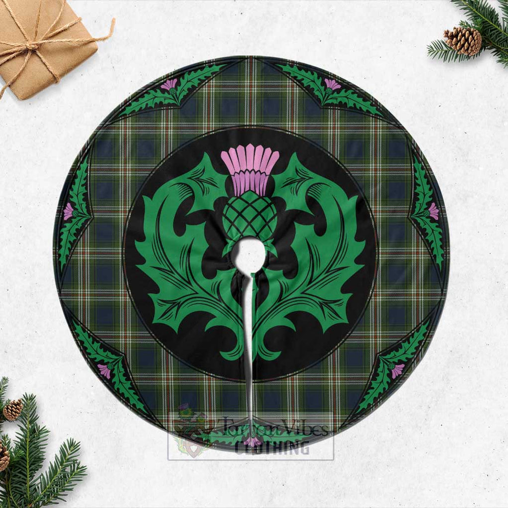 Todd Tartan Christmas Tree Skirt Scottish Thistle Style Casual Tree Skirts - Tartan Vibes Clothing
