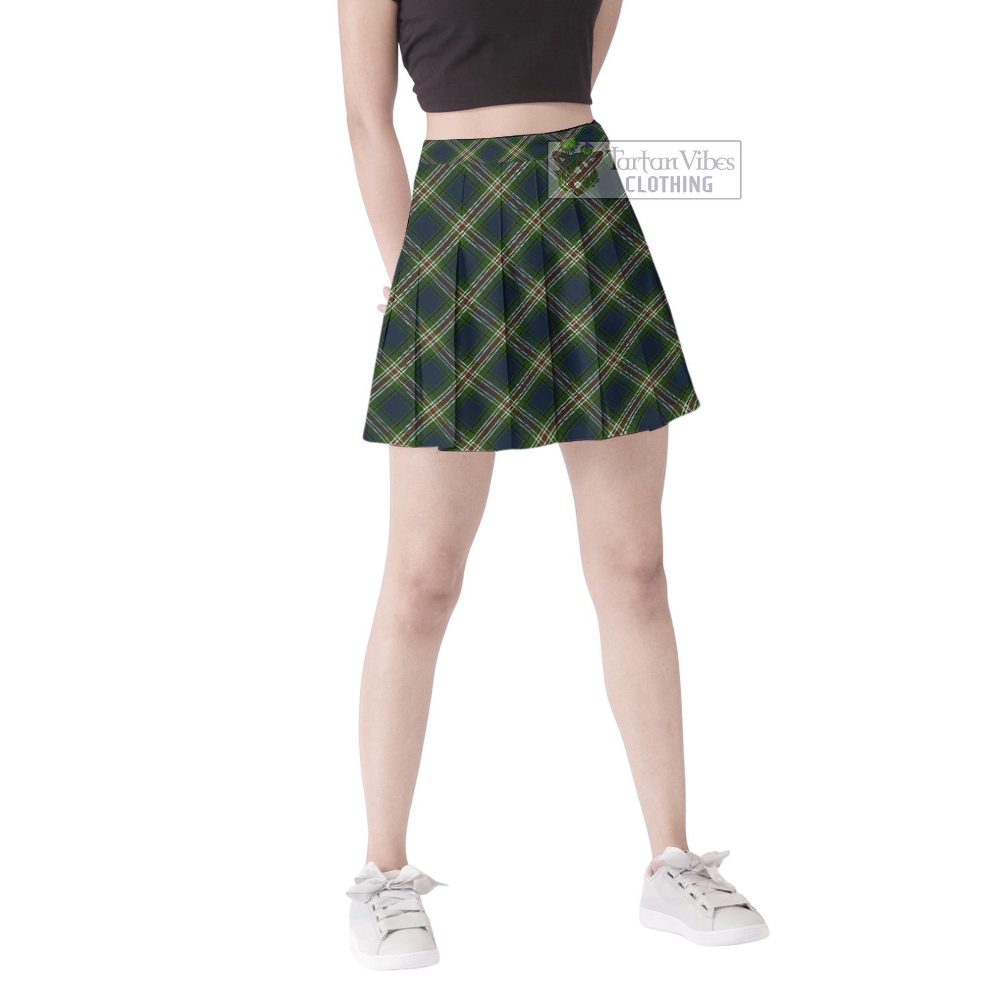 Tartan Vibes Clothing Todd Tartan Women's Plated Mini Skirt