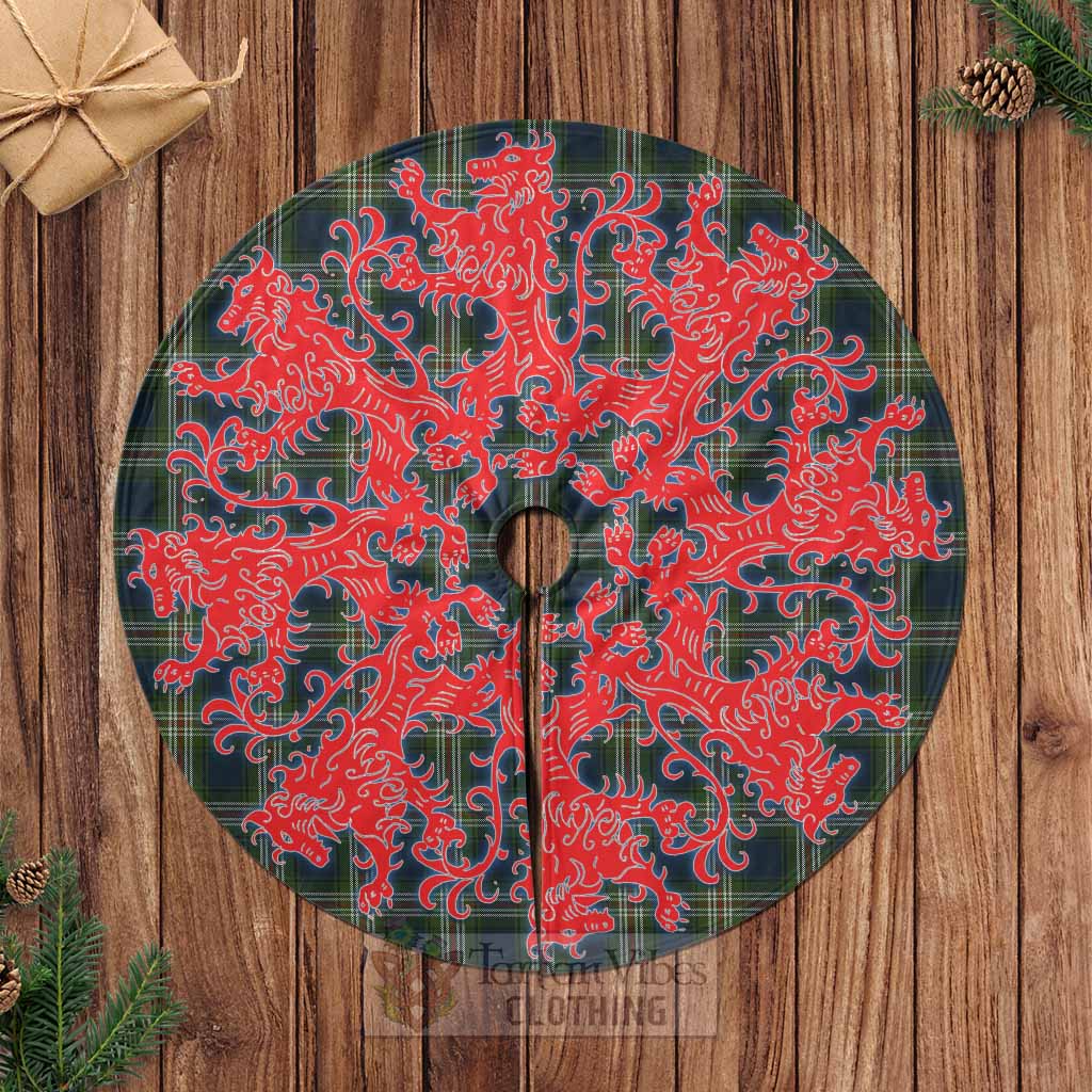 Todd Tartan Christmas Tree Skirt Lion Rampant Style Casual Tree Skirts - Tartan Vibes Clothing