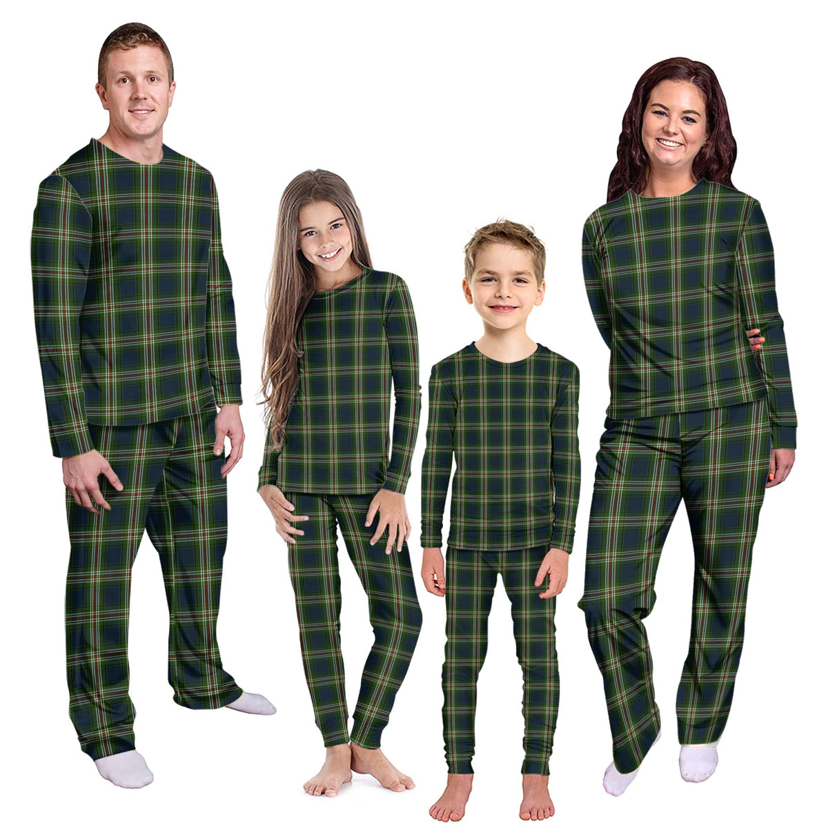 Todd Tartan Pajamas Family Set Kid - Tartan Vibes Clothing