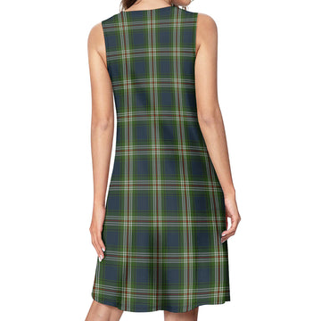 Todd Tartan Womens Casual Dresses