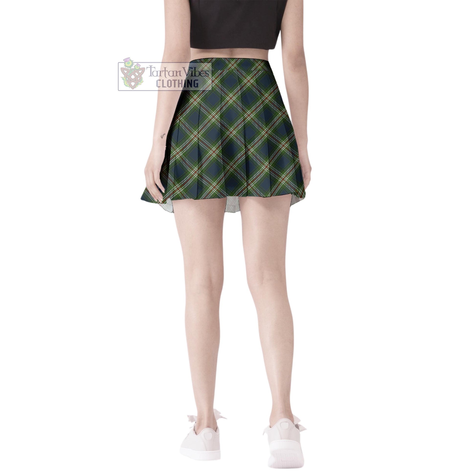 Tartan Vibes Clothing Todd Tartan Women's Plated Mini Skirt