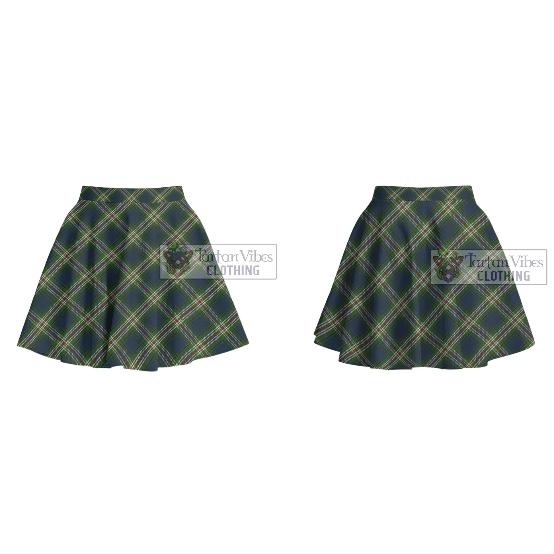 Tartan Vibes Clothing Todd Tartan Women's Plated Mini Skirt