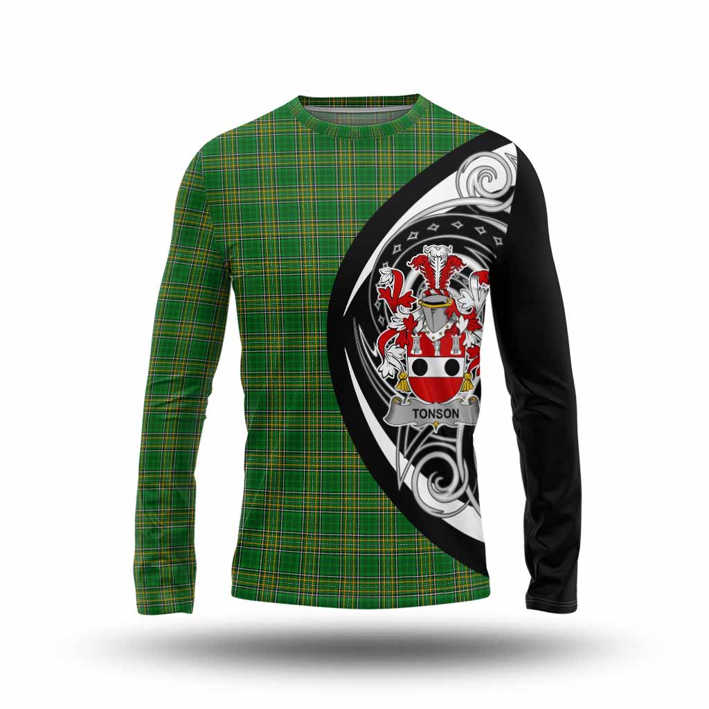Tonson Irish Clan Long Sleeve T-Shirt Celtic Circle Style Unisex - Tartan Vibes Clothing