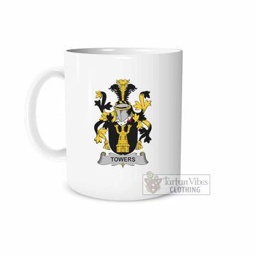 Towers Irish Clan Coat of Arms Ceramic Mug