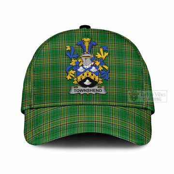 Townshend Irish Clan Tartan Classic Cap with Coat of Arms