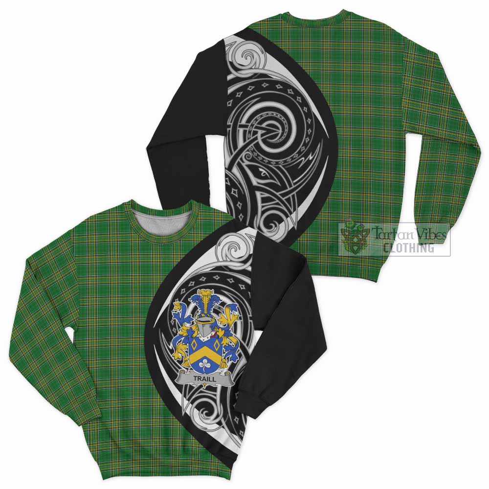 Traill Irish Clan Sweatshirt Celtic Circle Style - Tartan Vibes Clothing