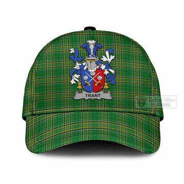 Trant Irish Clan Tartan Classic Cap with Coat of Arms