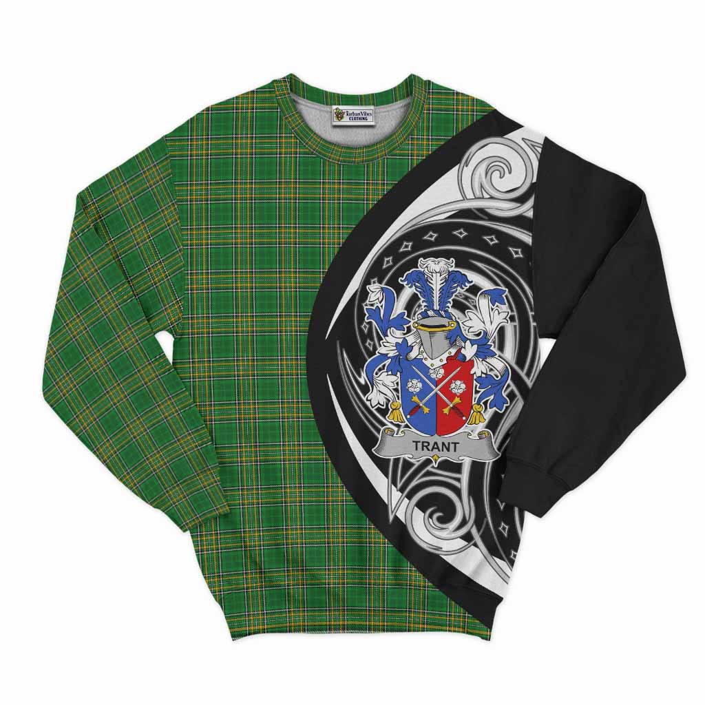 Trant Irish Clan Sweatshirt Celtic Circle Style Unisex - Tartan Vibes Clothing