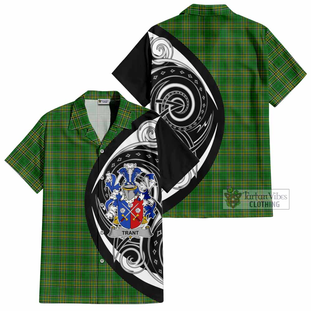 Trant Irish Clan Hawaiian Shirt Celtic Circle Style - Tartan Vibes Clothing